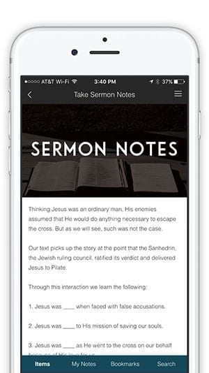 Church-Sermon-Notes