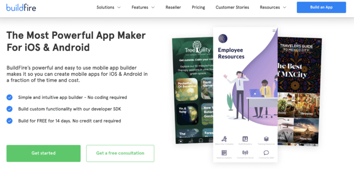 BuildFire app maker